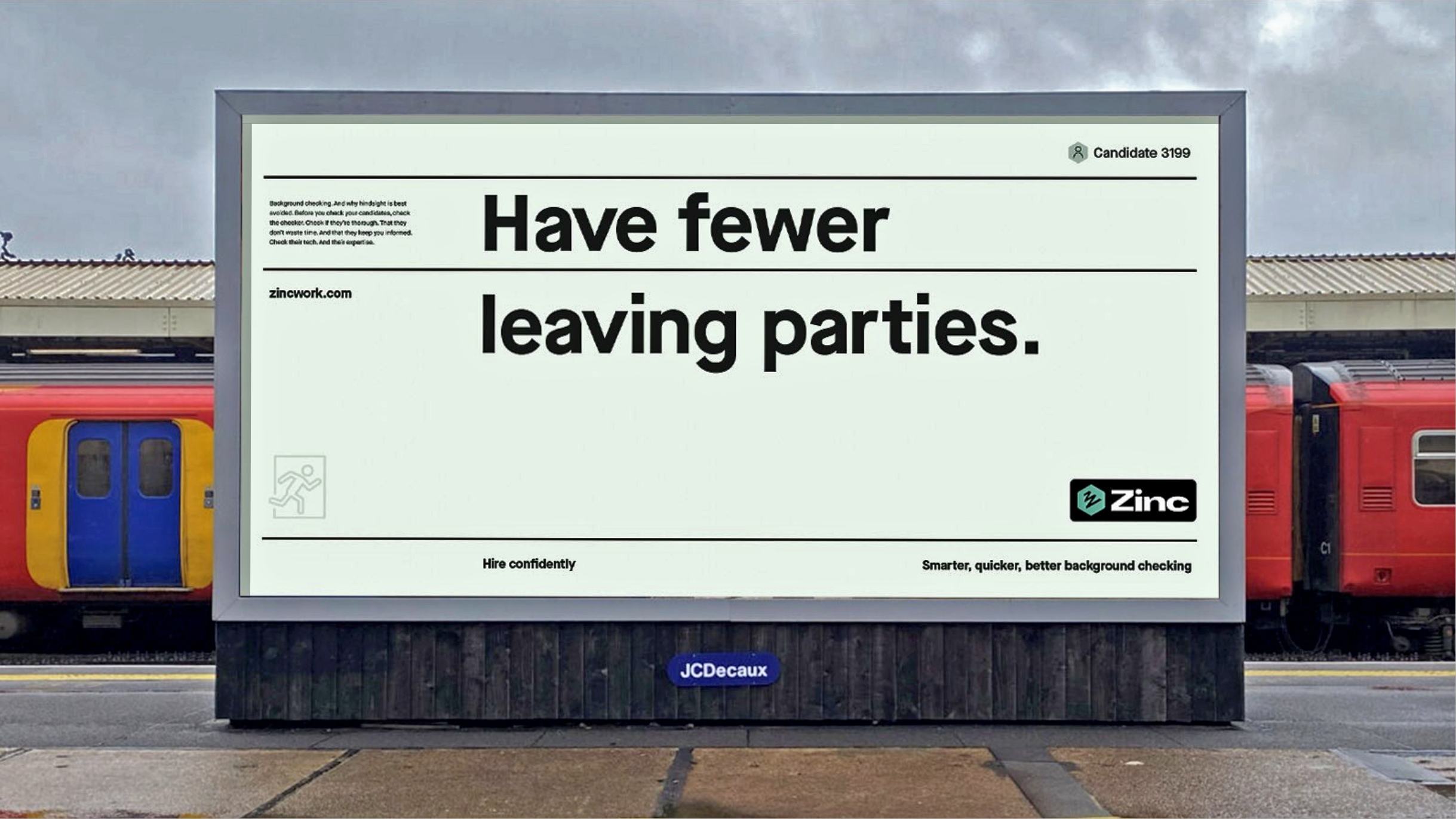 Banner: Clever billboard copy for cafe