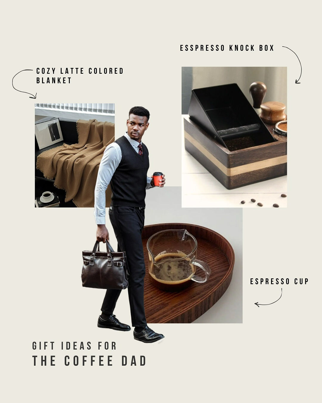 Dad personas gift guide in cutout collage