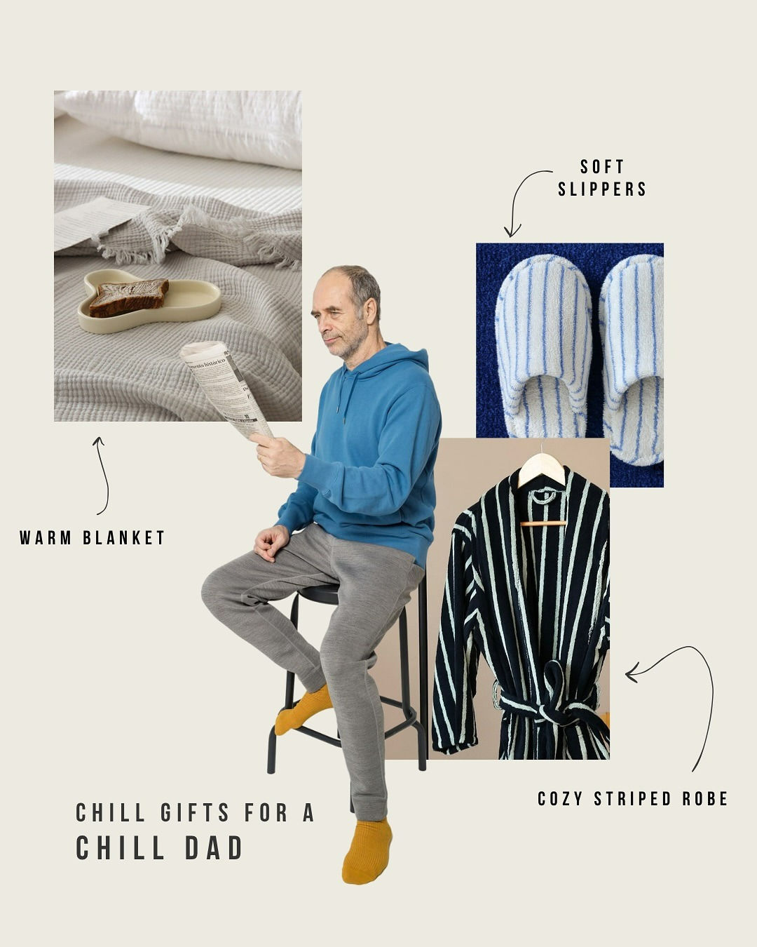 Dad personas gift guide in cutout collage