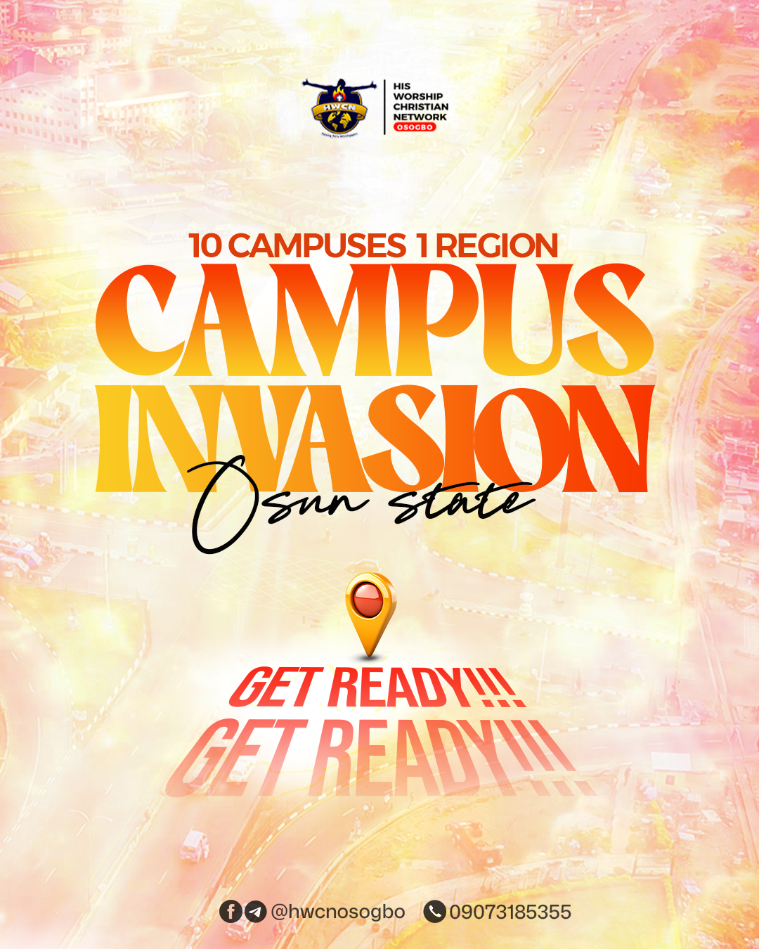 Instagram post: Campus invasion framing gives offer energy