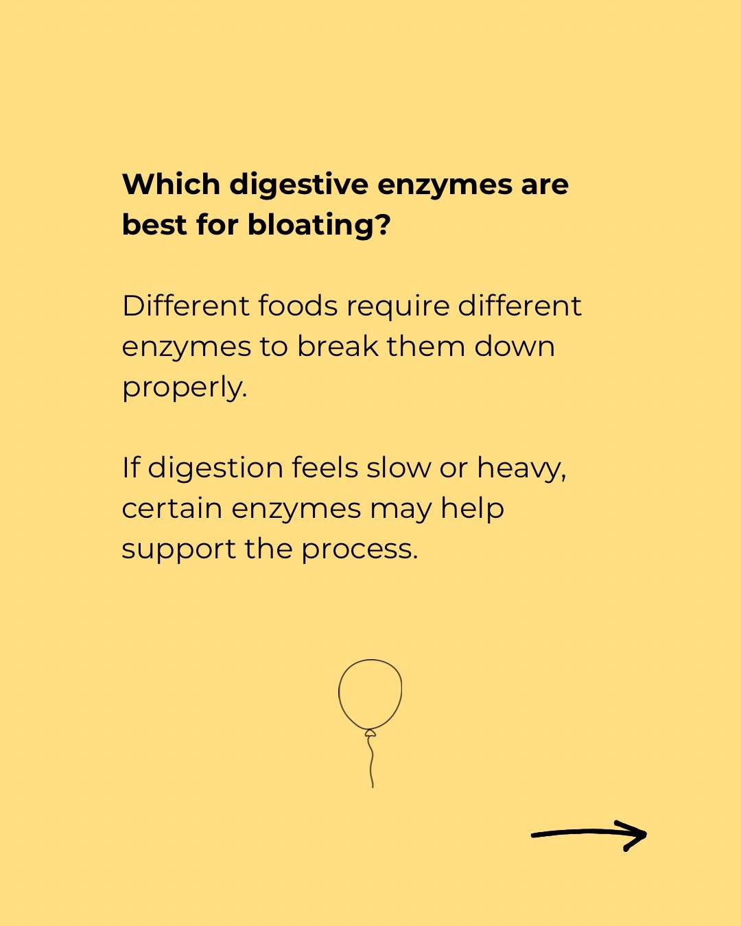 Carousel: Hand holding an inflated yellow balloon as a bloating metaphor, slide 2