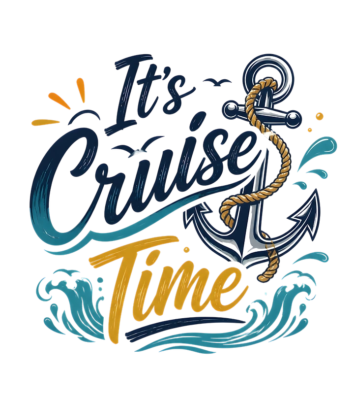 Cruises & Cruise Lines creative ad: Expressive anchor-led cruise lettering