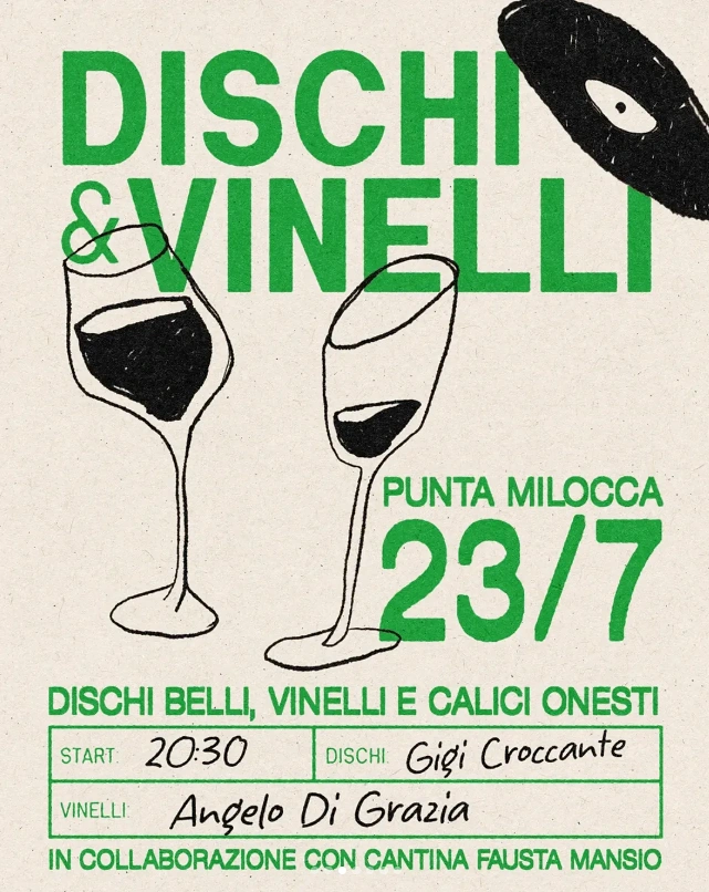 Bars & Pubs creative ad: Vinyl and wine pairing drives concept