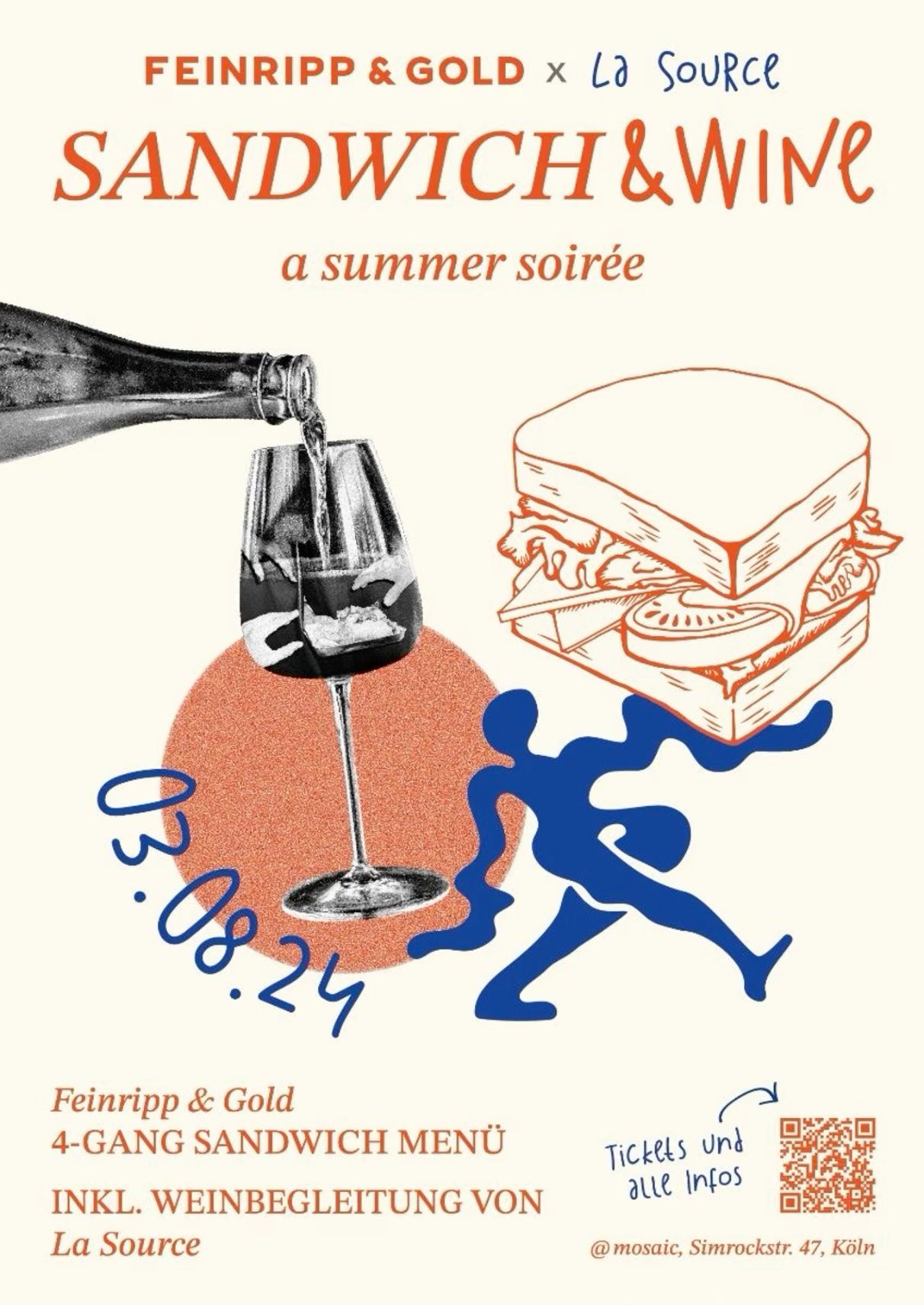 Story: Surreal wine-and-sandwich pairing concept