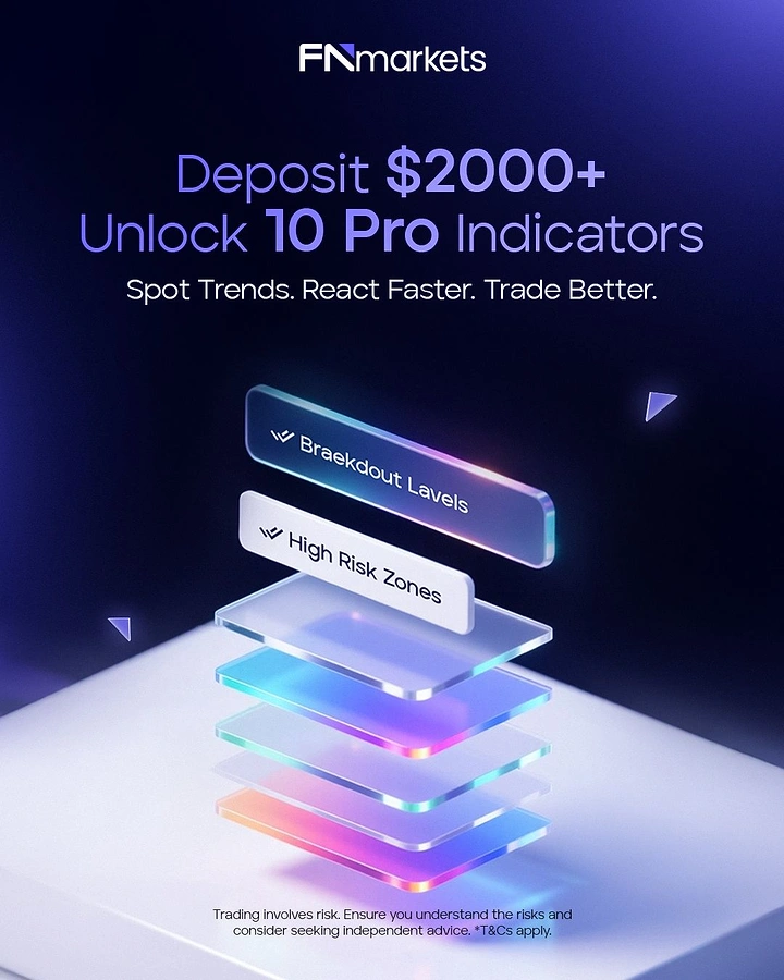 Stock Brokers & Investing creative ad: Stack of iridescent glass layers on a white podium