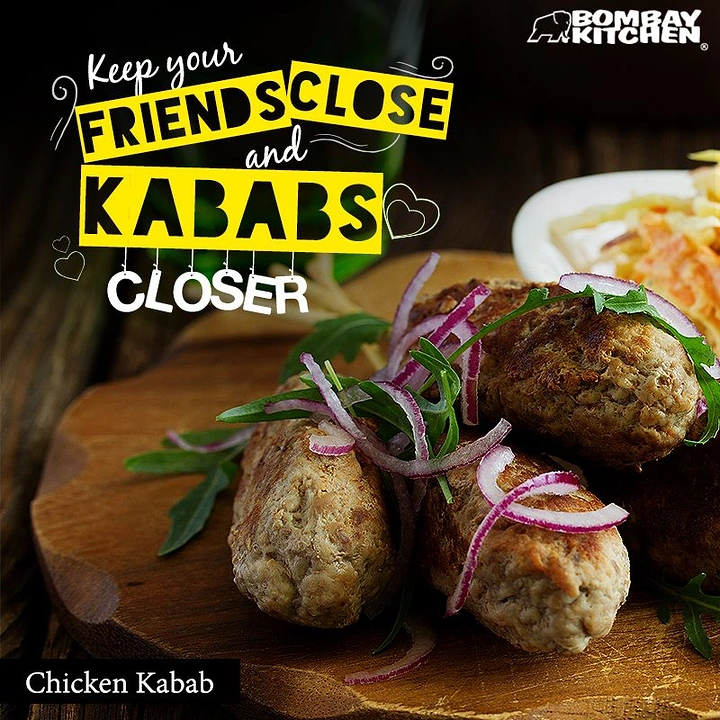 Arabic & Middle Eastern Restaurants creative ad: Witty friendship-and-kebab copy concept