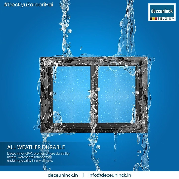 Waterproofing creative ad: Concrete cube demonstrates all-weather durability