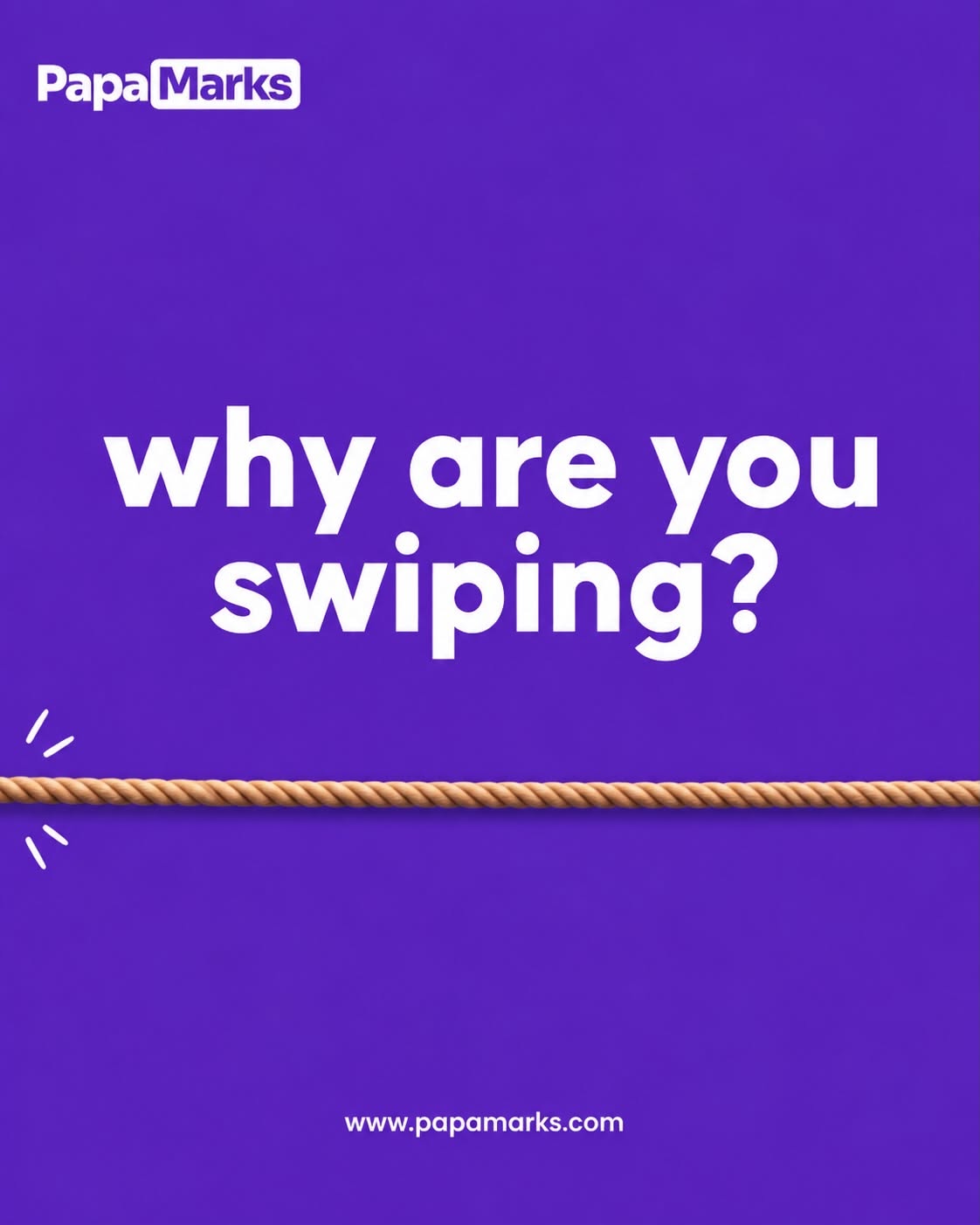 Instagram post: Rope-pulling visual turns swipe into resistance, slide 2