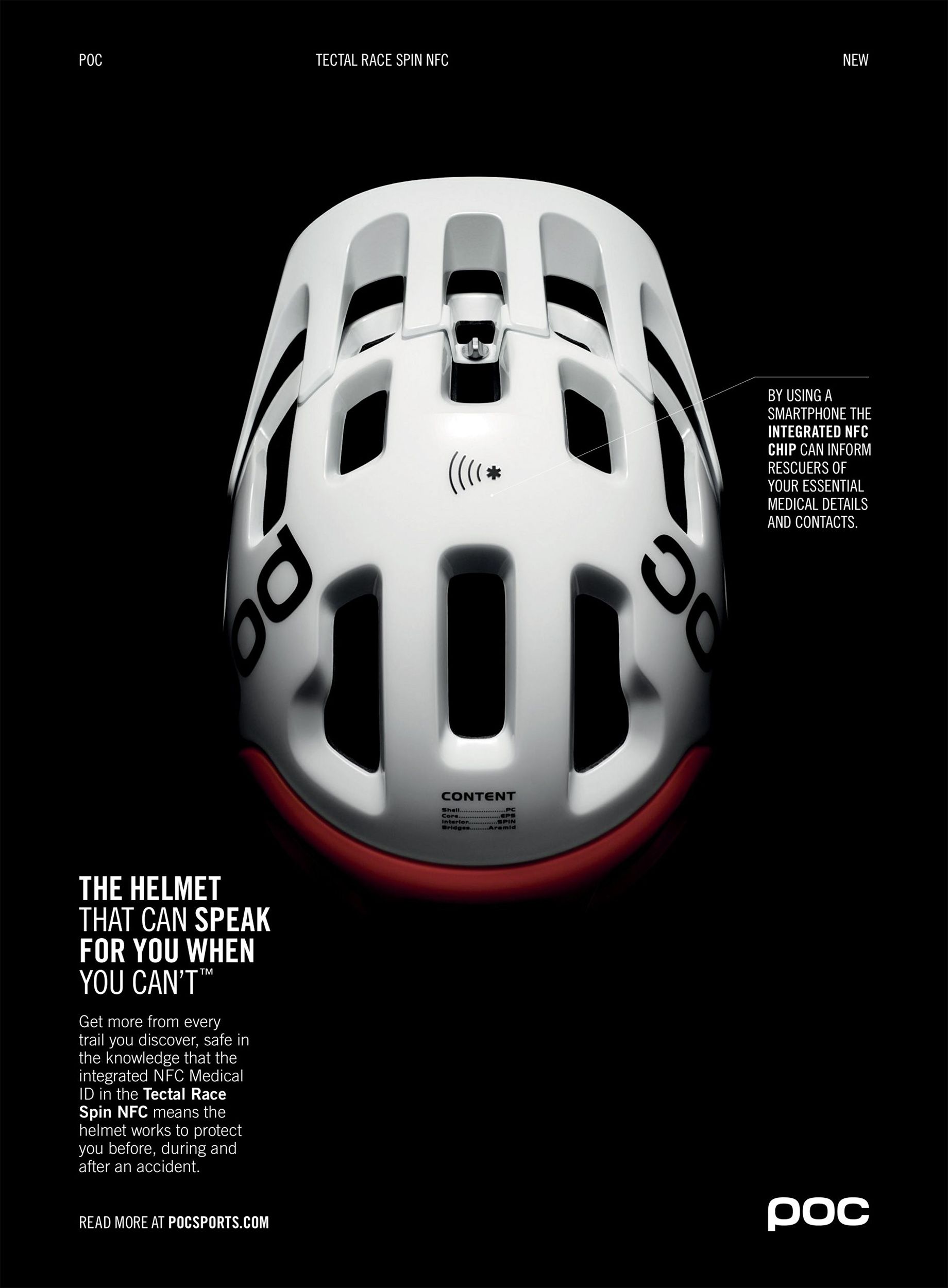 Instagram post: Personifies helmet through witty copy