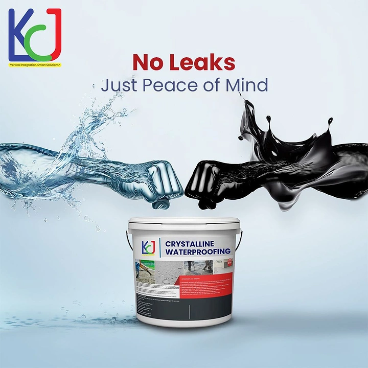 Waterproofing creative ad: Water-versus-seal visual metaphor works