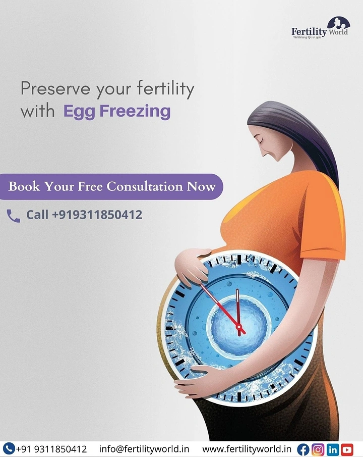 IVF & Fertility Clinics creative ad: Clock belly for biological clock