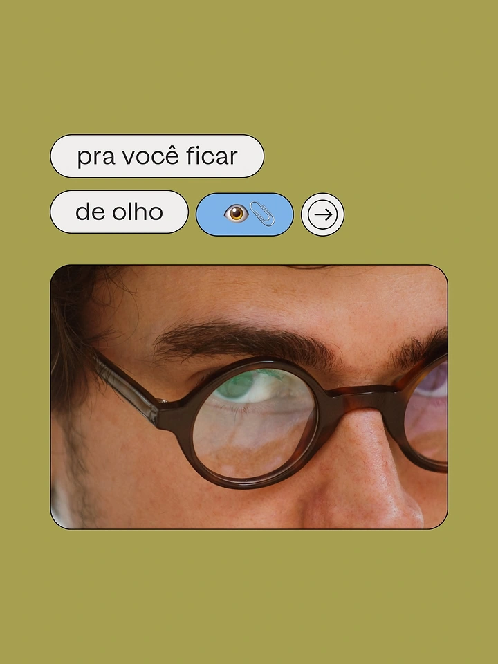 Opticians & Eye Care creative ad: 'Ficar de olho' pun as UI chips