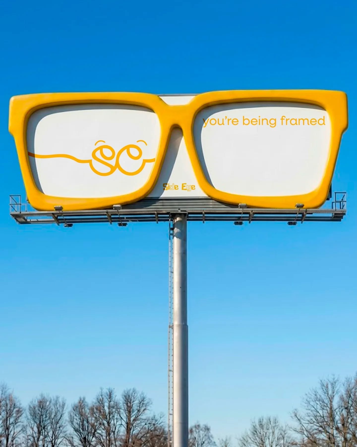 Instagram post: Sunglasses hung on hanger like clothes, slide 2