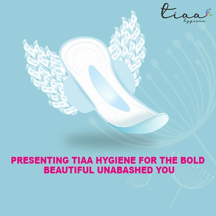 Period Care & Feminine Hygiene creative ad: Pad wings create an angelic metaphor