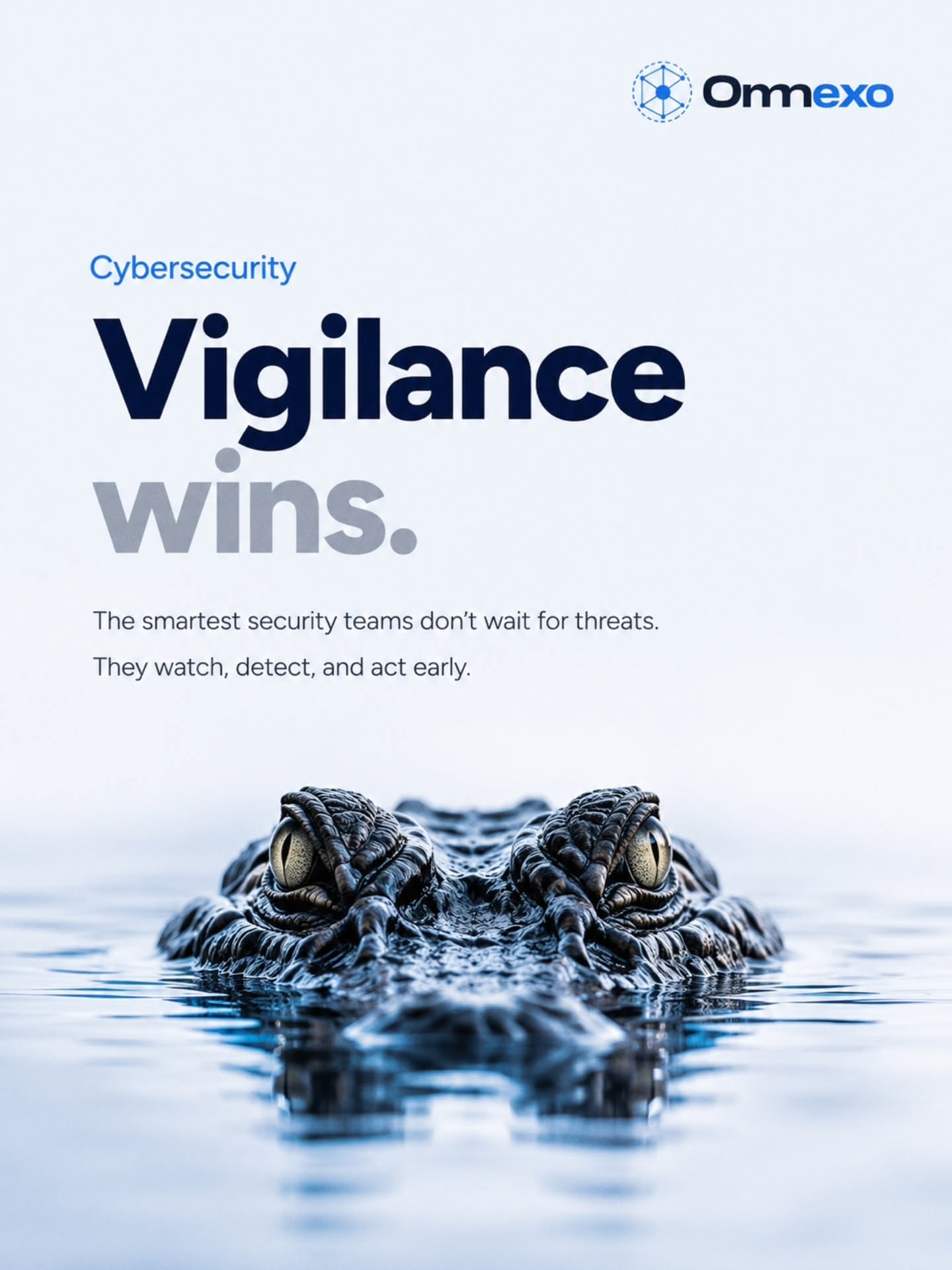 Instagram post: Crocodiles dramatize constant vigilance