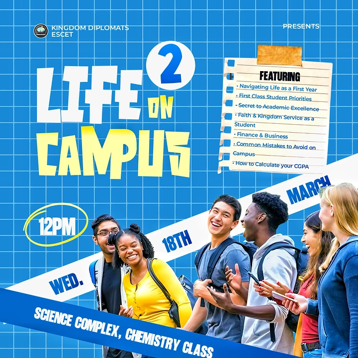 Schools & School Admissions creative ad: Campus blueprint visual concept