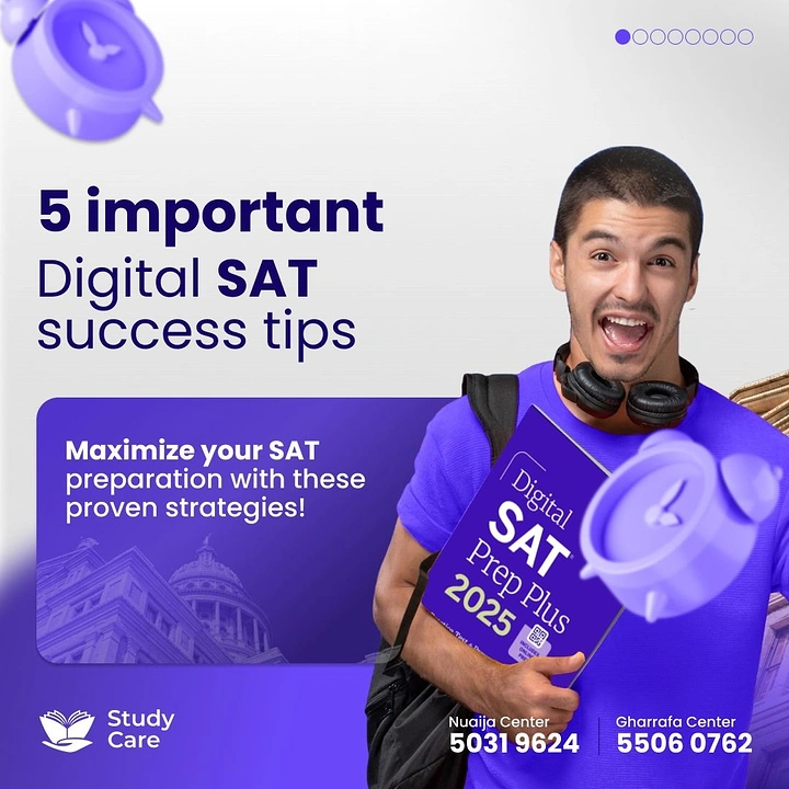 Test Prep & Exam Coaching creative ad: SAT prep as strength-training metaphor