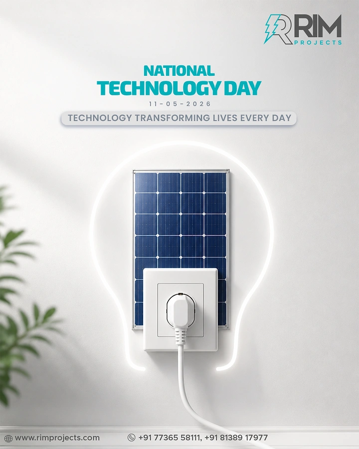 other-festival creative ad: Solar panel with a wall socket inside a glowing bulb outline