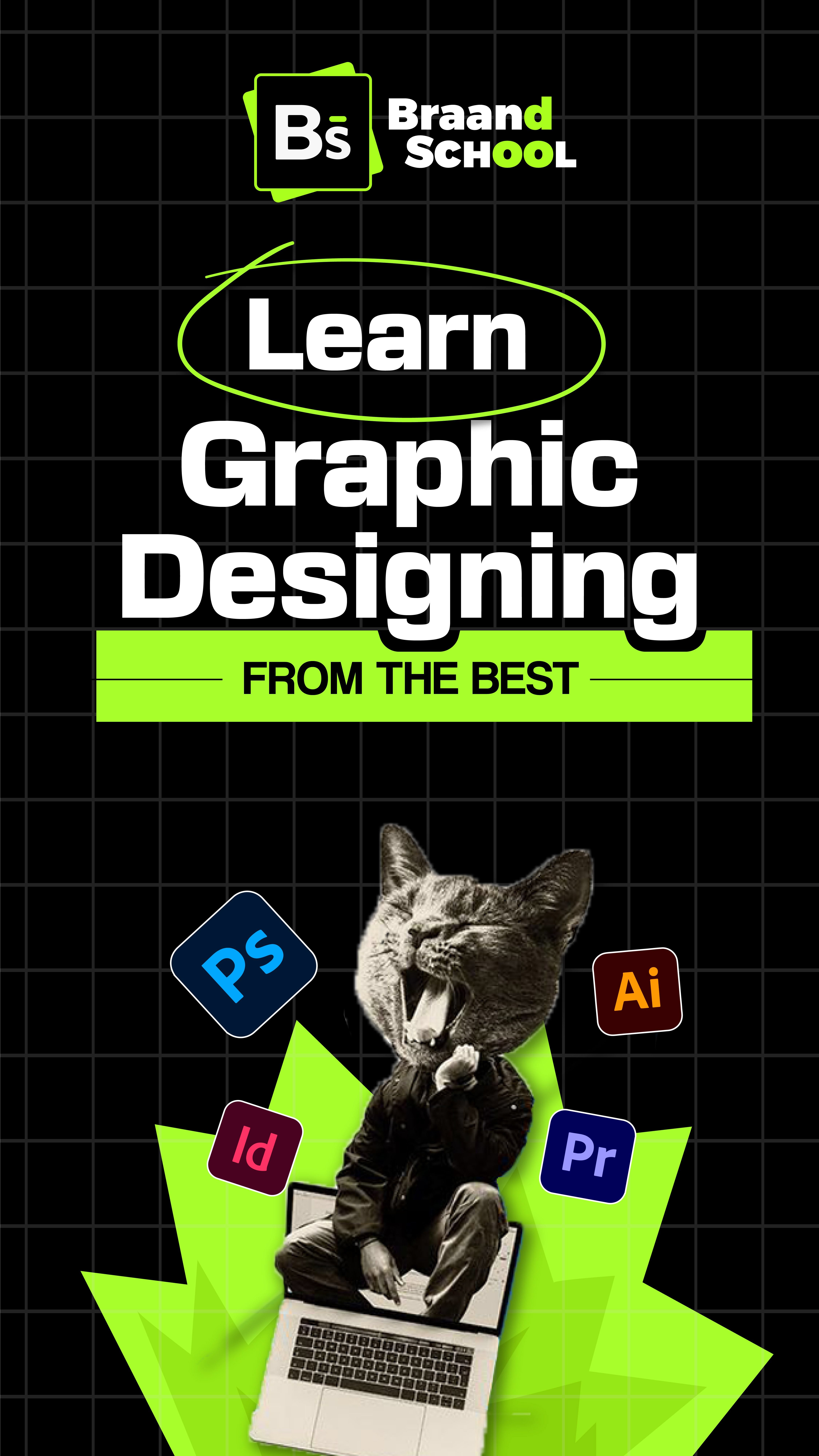Story: Cat designer creates a memorable mascot scene