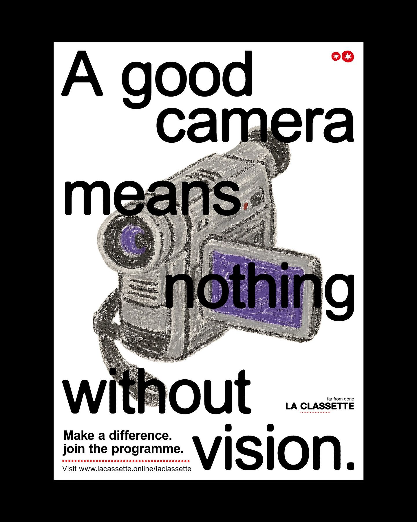 Instagram post: Vision becomes the camera's essential complement