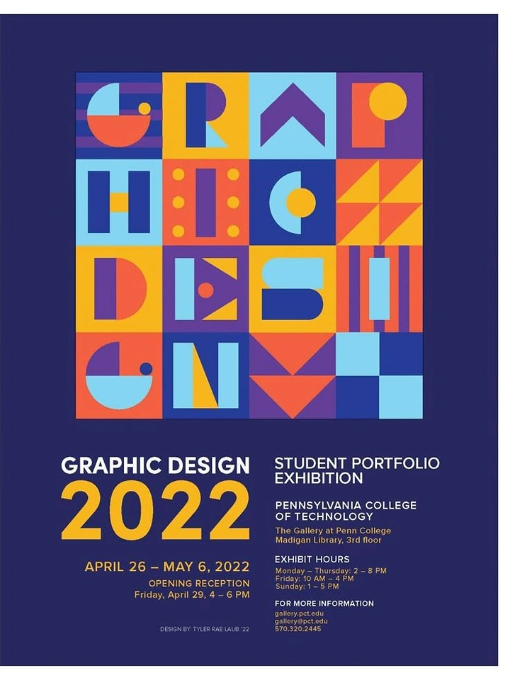 Universities & Colleges creative ad: Memorable geometric graphic language