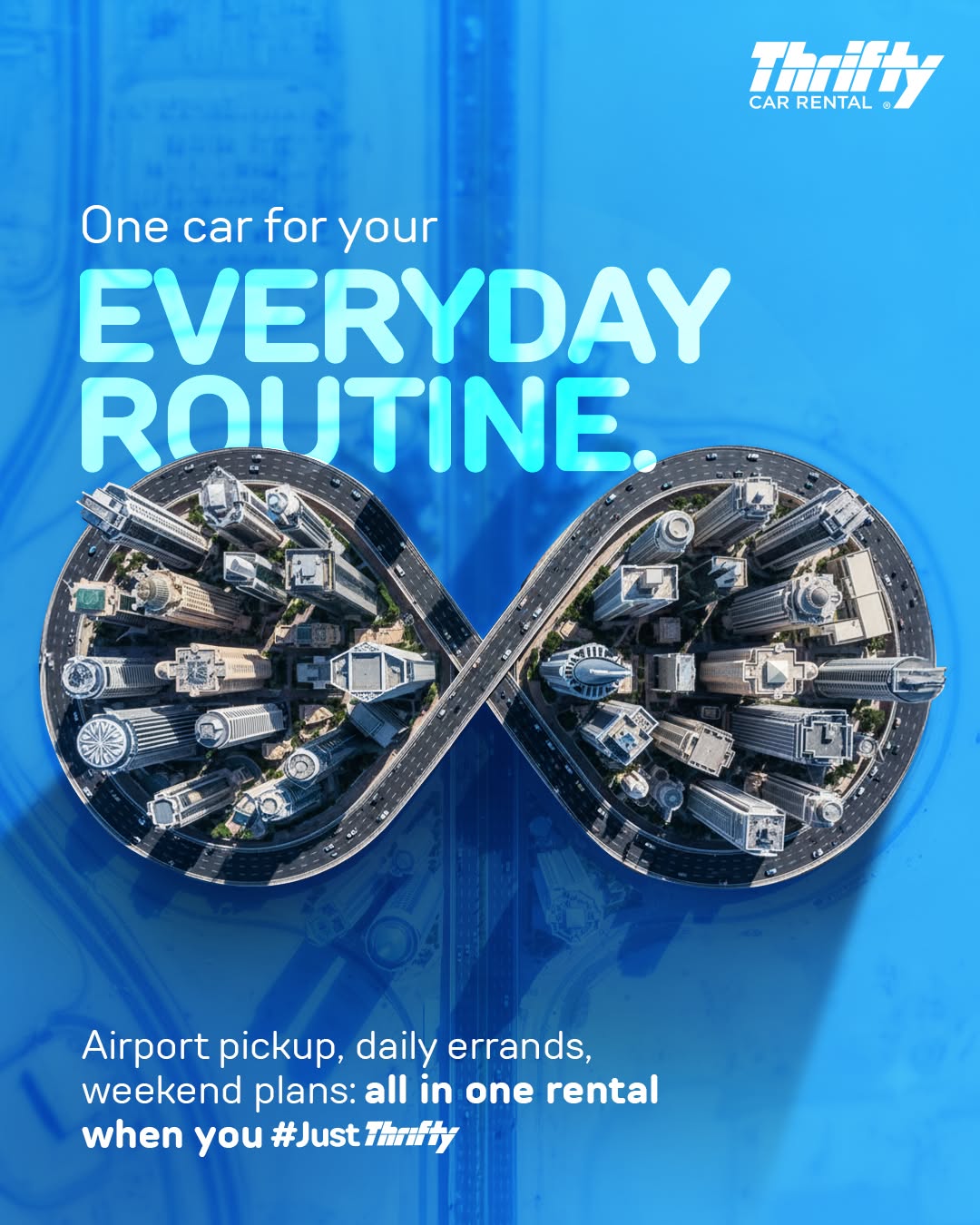 Instagram post: City-built infinity loop for everyday routine