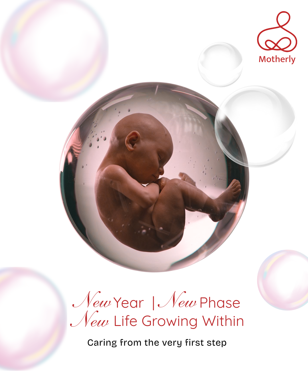 Instagram post: New Year ties to new life in bubble