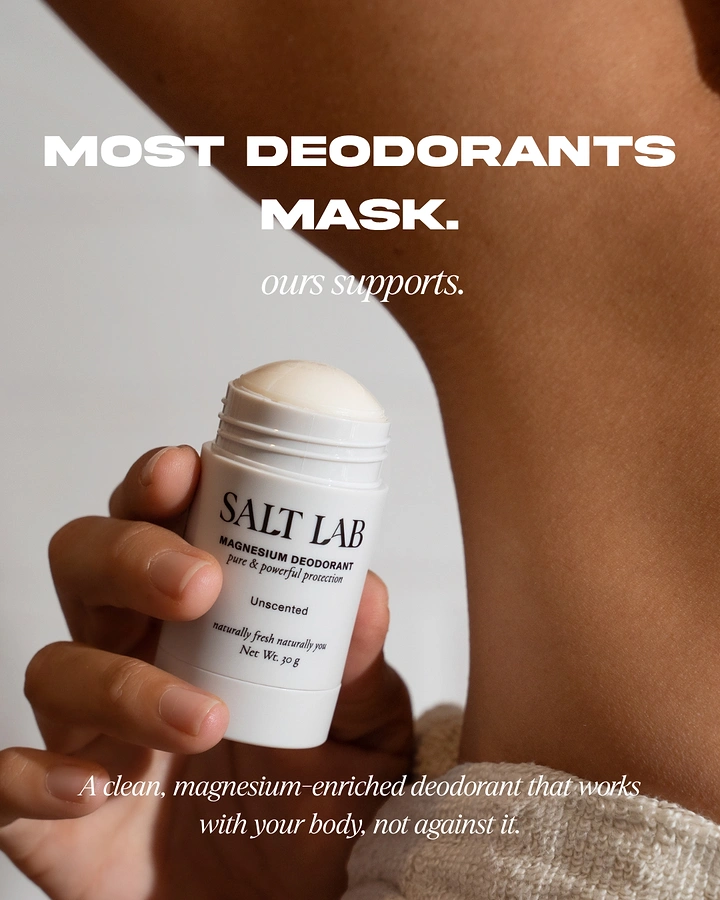 Deodorants & Antiperspirants creative ad: Witty masking-versus-support copy