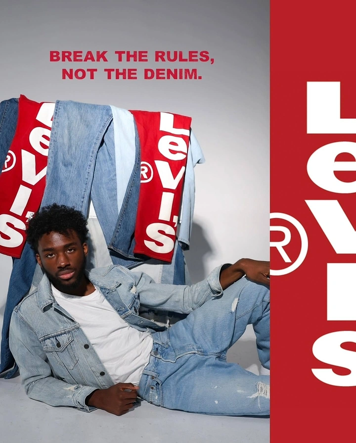 Denim & Jeans Brands creative ad: Witty copy breaks denim rules