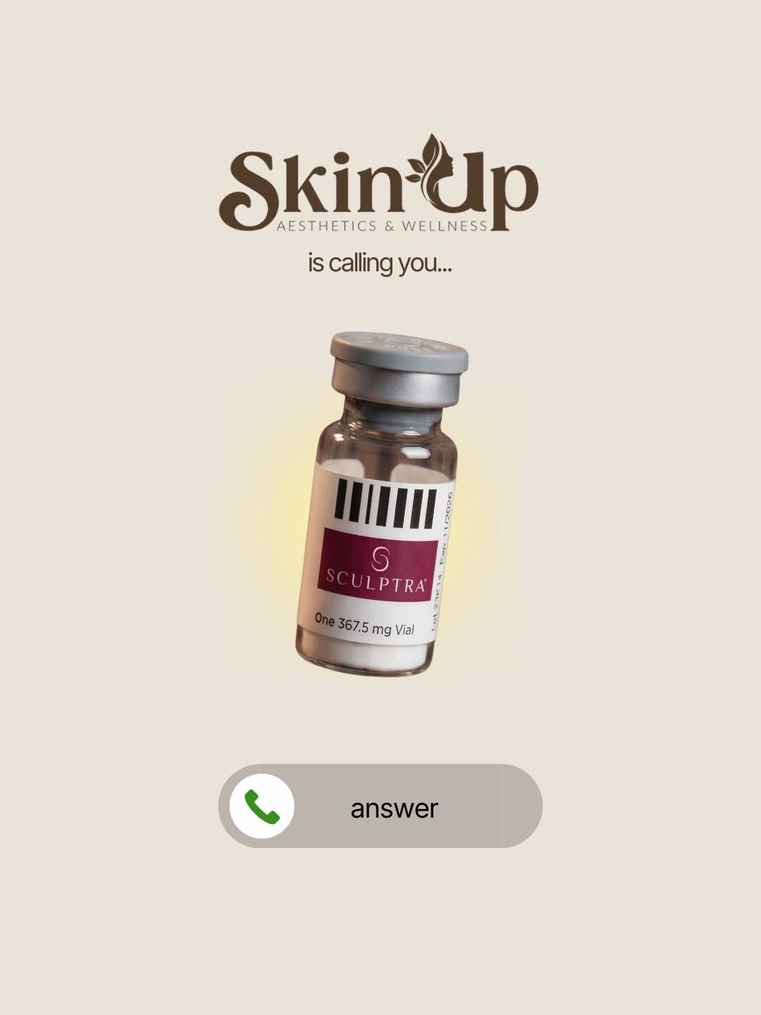 Instagram post: Vial 'is calling you' phone call UI, slide 1
