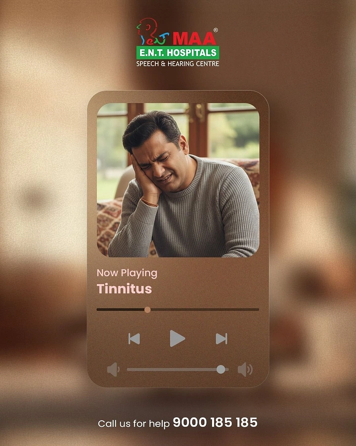 Hearing Aids creative ad: Music player 'Now Playing Tinnitus' metaphor