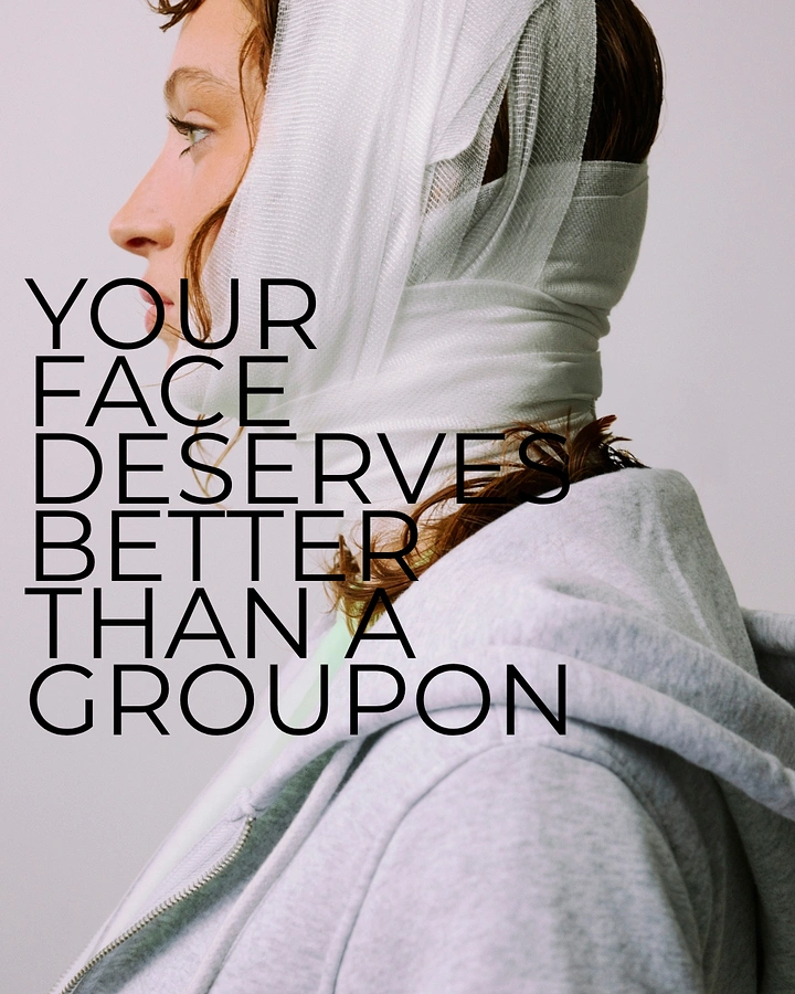Plastic Surgery Clinics creative ad: Witty anti-Groupon clinic positioning