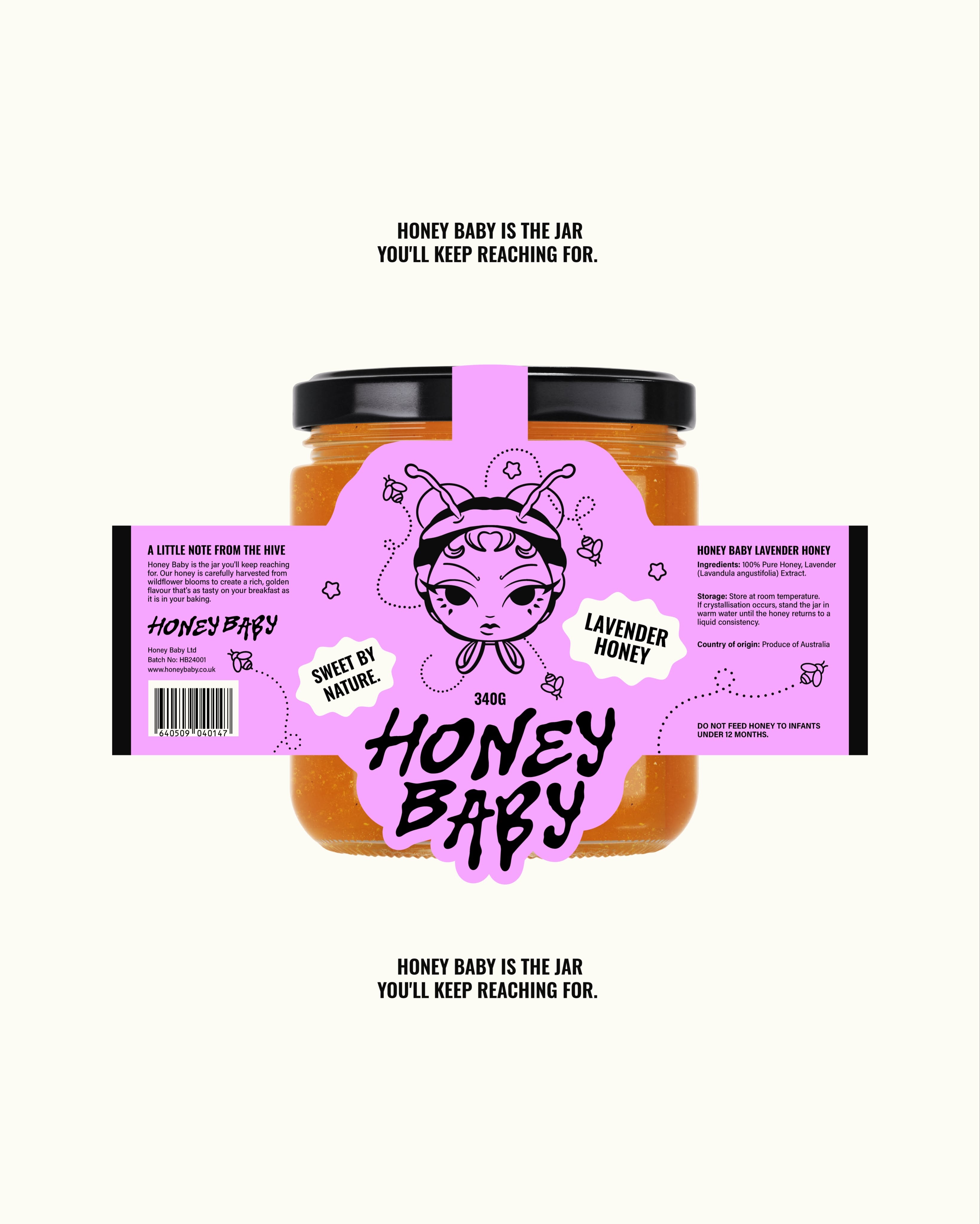 Instagram post: Witty Honey Baby packaging composition, slide 5