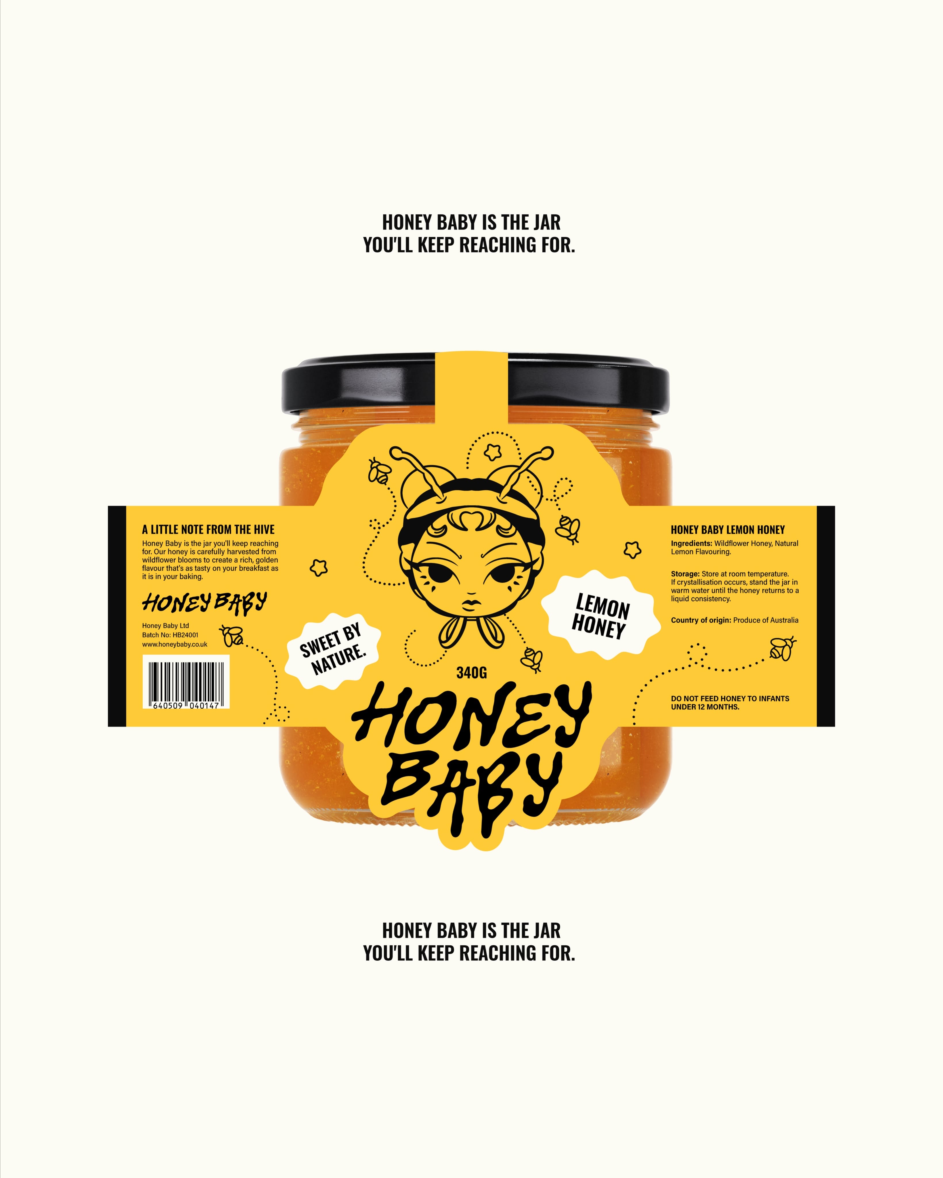 Instagram post: Witty Honey Baby packaging composition, slide 6