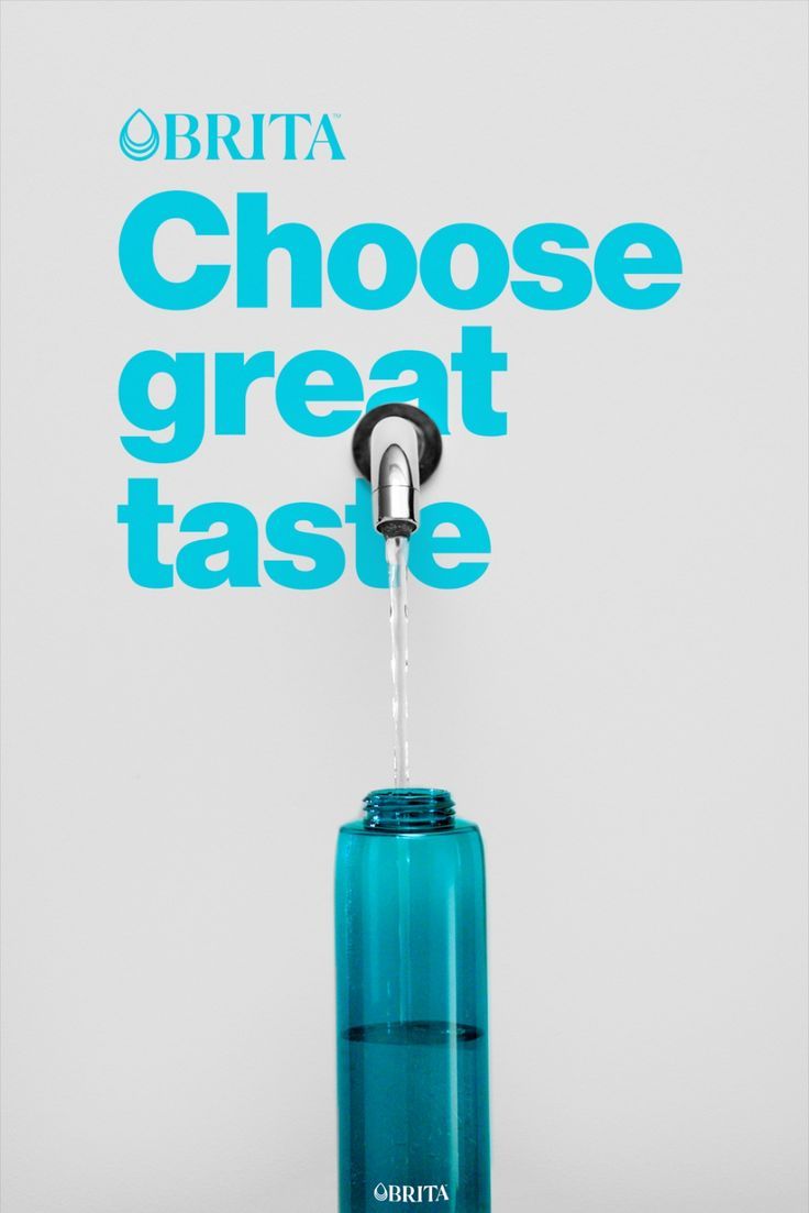 Carousel: Wall tap pouring water into teal bottle, slide 1