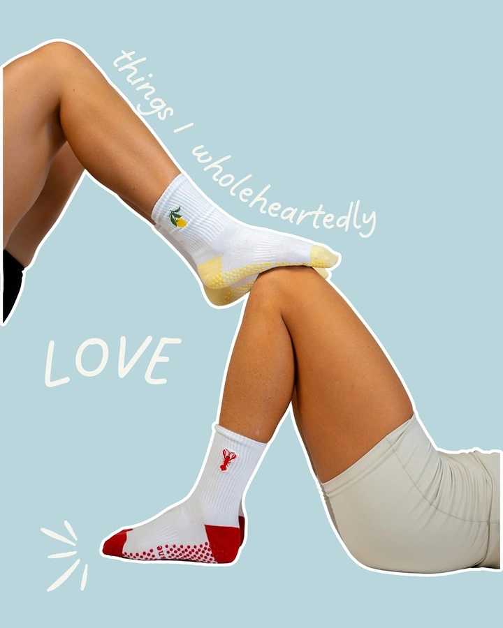 Socks Brands creative ad: Love theme tied to sock styling