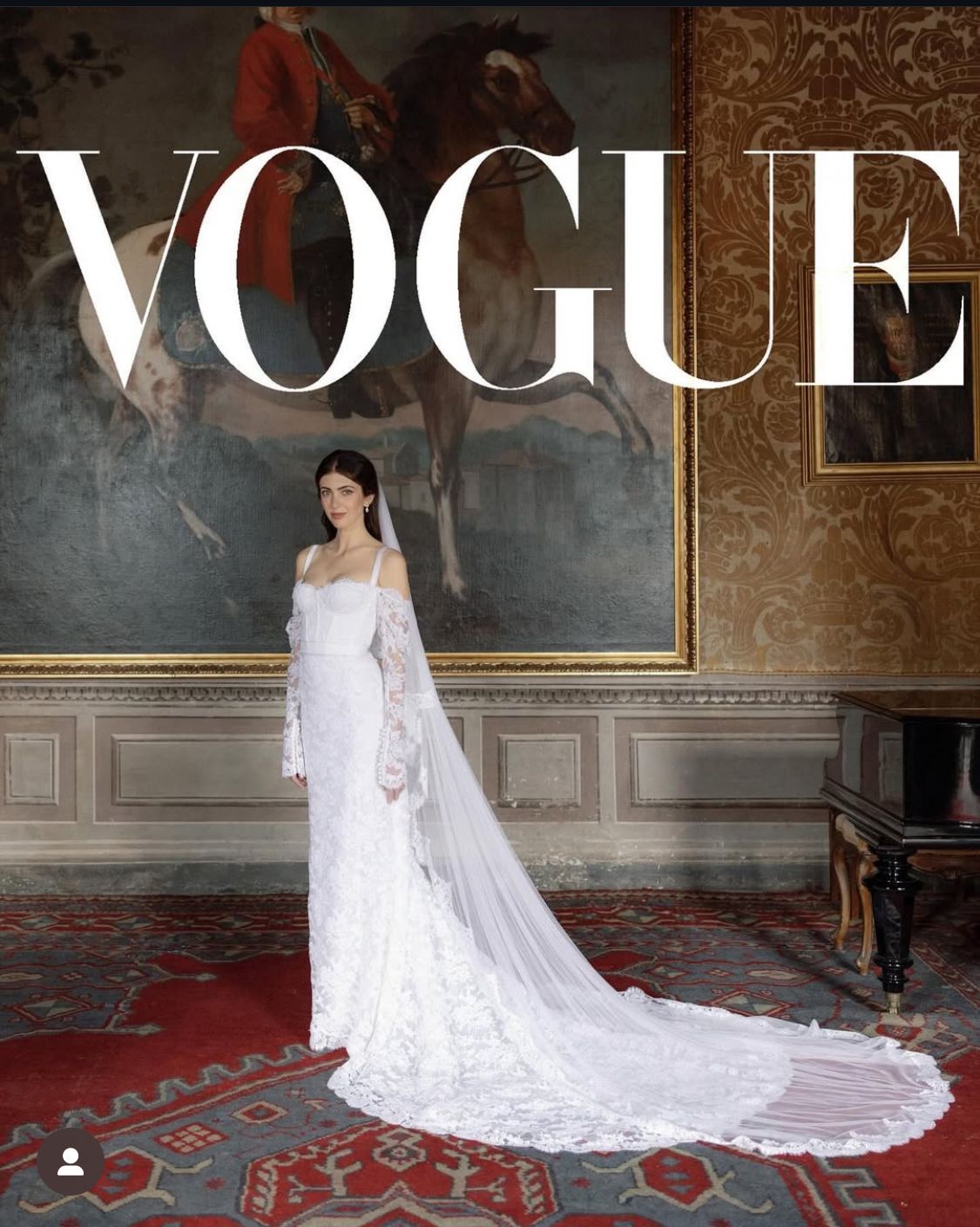 Instagram post: Exceptional editorial bridal cover