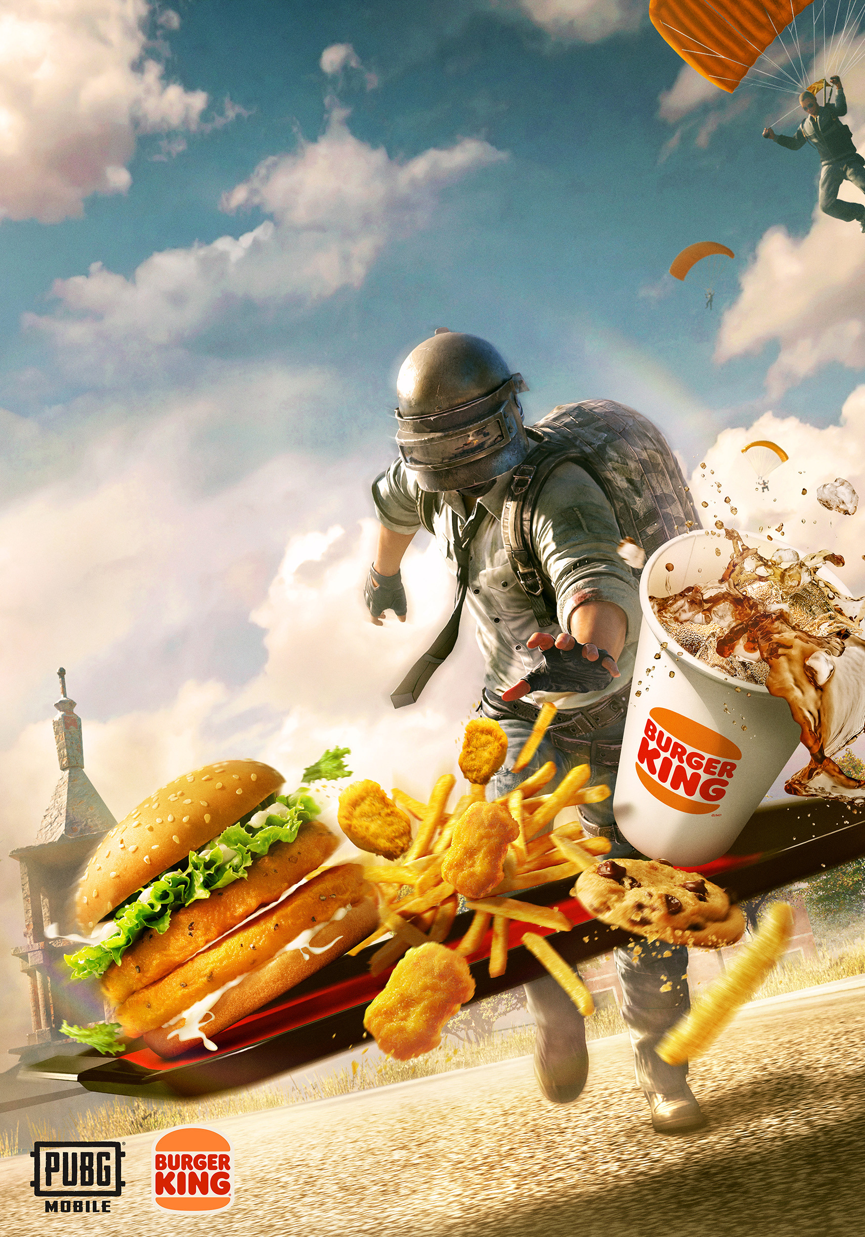 Story: PUBG soldier carries Burger King meal collab