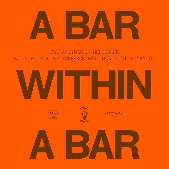 Bars & Pubs creative ad: Witty bar-within-bar verbal concept