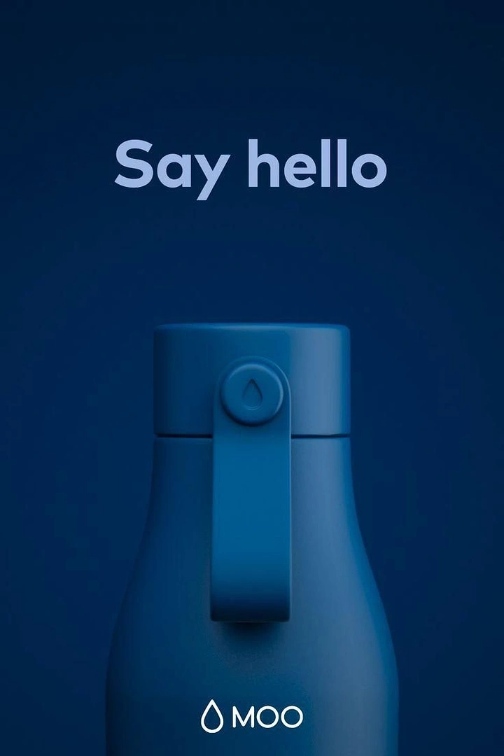 Tumblers, Flasks & Drinkware creative ad: Premium monochromatic product presentation