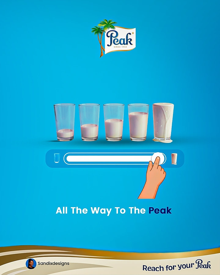 Dairy Brands creative ad: Slider fills glasses, 'all the way'