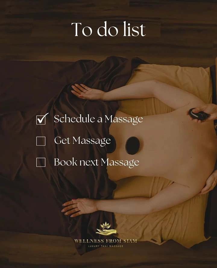 Spa & Massage creative ad: Witty to-do list checkbox copy idea