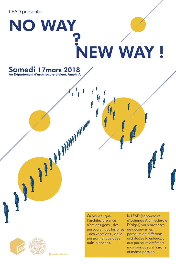 Universities & Colleges creative ad: Directional paths express new ways