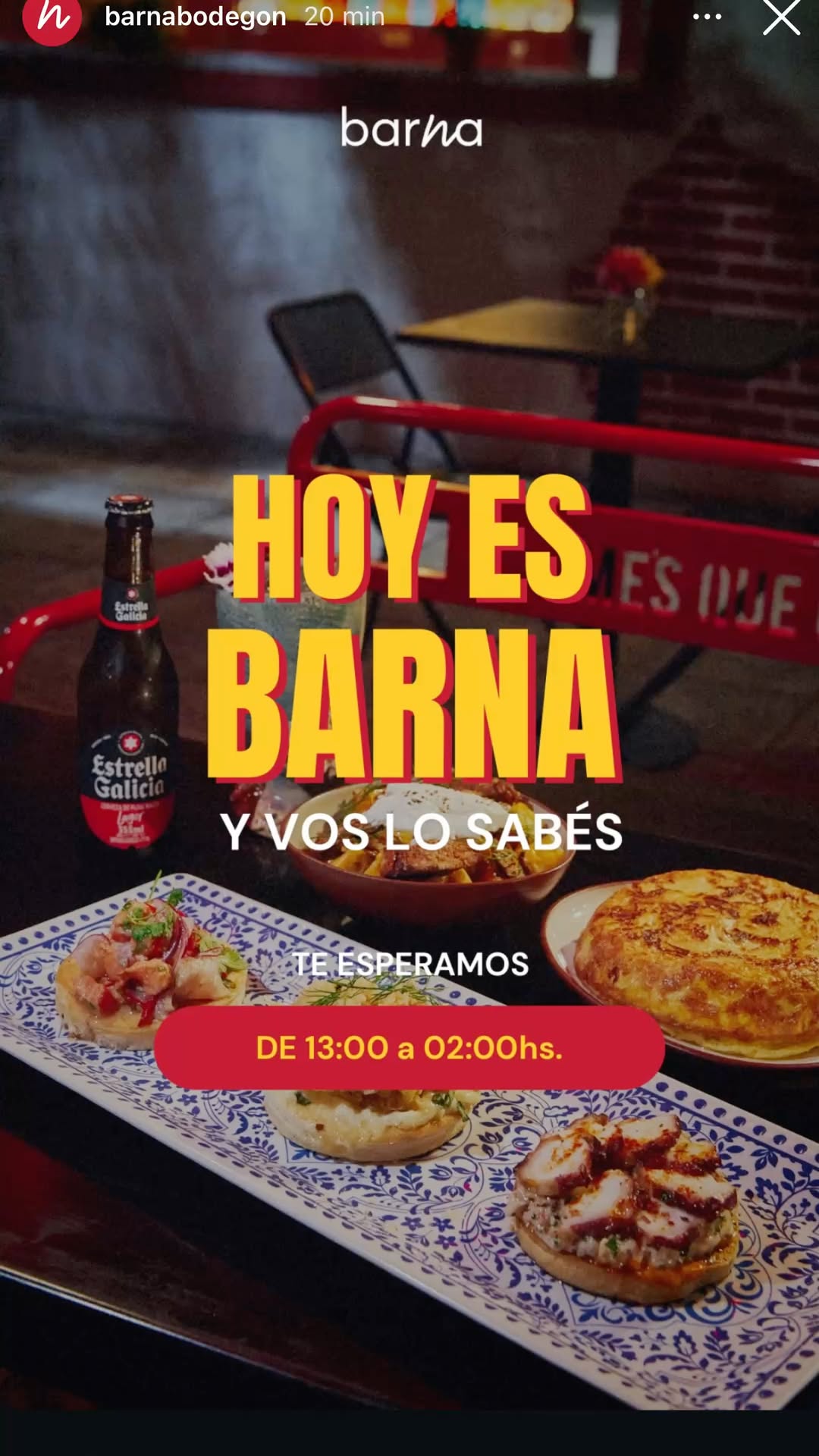 Story: Witty local offer copy supports restaurant identity
