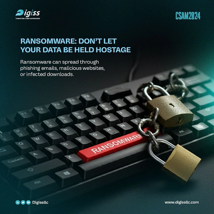 Cybersecurity Companies creative ad: Ransomware hostage metaphor is visually direct