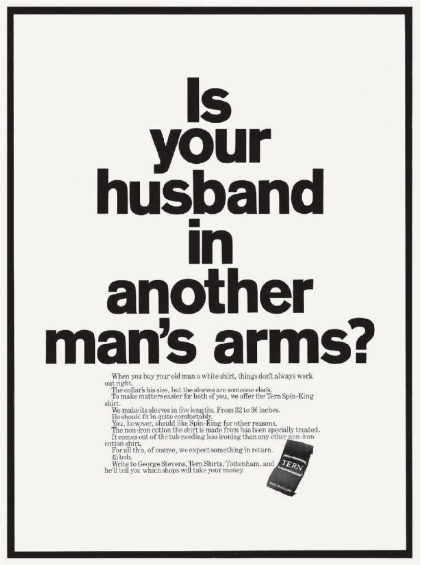 Giant stacked question headline