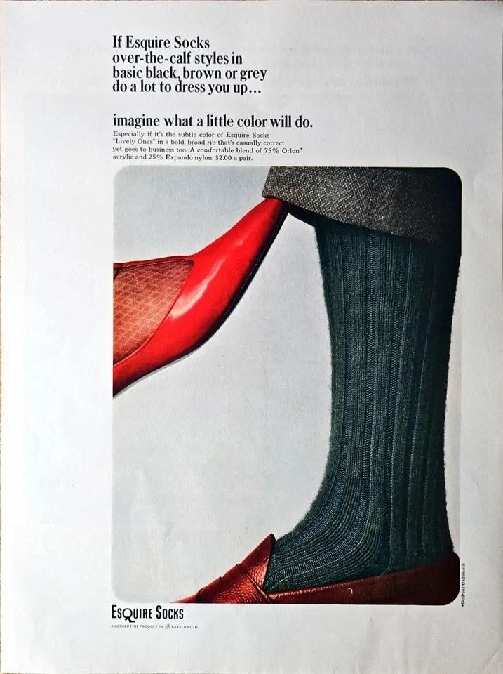 Instagram post: Surreal heel-to-toe fashion illustration concept