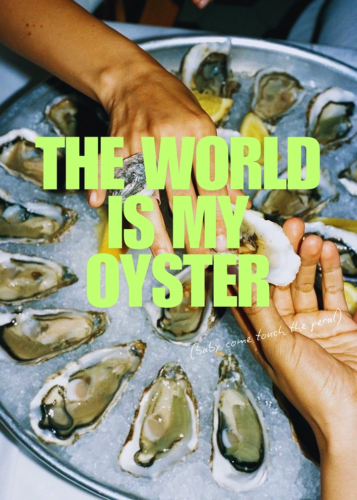 Seafood Restaurants creative ad: Oyster pun creates clear memorable campaign idea