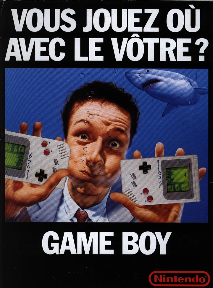 Gaming & Esports creative ad: Game Boys as shark-bait gills, witty