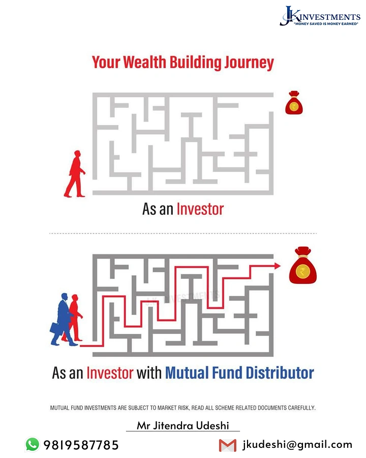 Stock Brokers & Investing creative ad: Maze vs guided path metaphor for distributor
